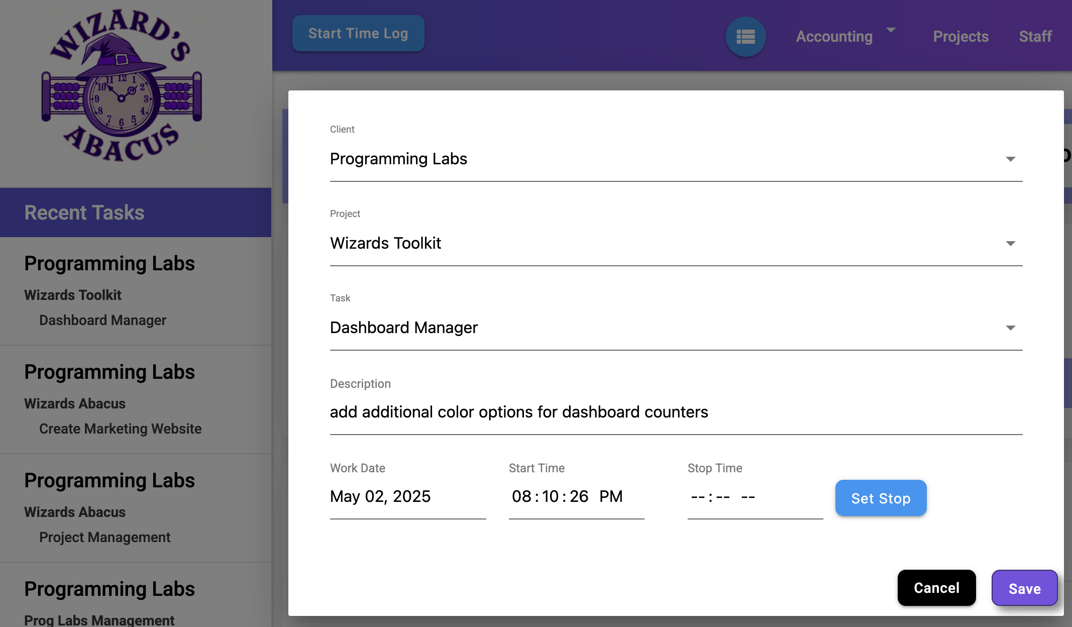 note currency for staff can be different than currency type for client